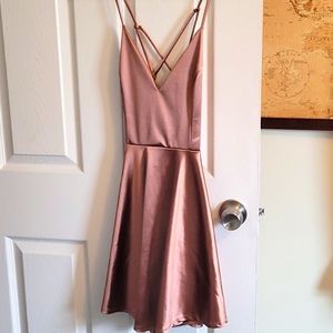 Champagne/Pink cocktail dress